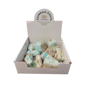 Calcite Carribbean Rough Stone Chunks (1Kg) Calcite Carribbean Rough Stone Chunks (1Kg)